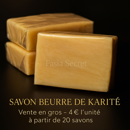 SAVON AU BEURRE DE KARITÉ à partir de 20 pièces