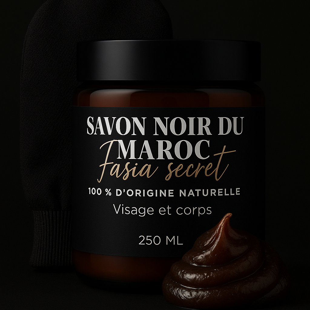 SAVON NOIR DU MAROC + GANT KESSA