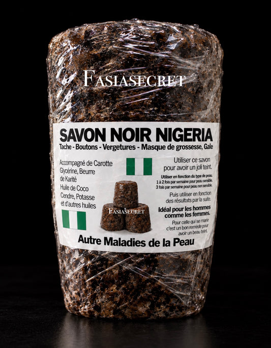 SAVON NOIR DU NIGERIA PUR TRAITANT - Boutons – Imperfections – Peau nette