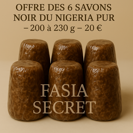 Savon noir du Nigeria pur (5 SAVON ACHETER = 1 SAVON OFFERT, 6 POUR 20 EUROS)