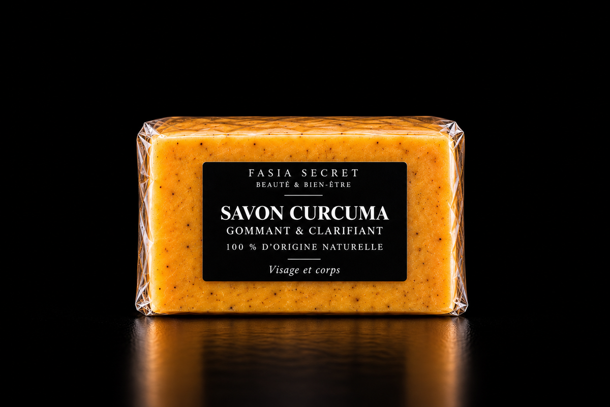 SAVON CURCUMA GOMMANT -  Peau lisse & Teint lumineux