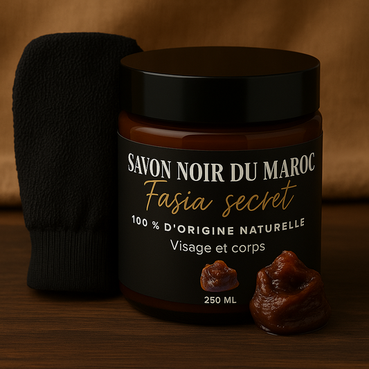 SAVON NOIR DU MAROC + GANT KESSA